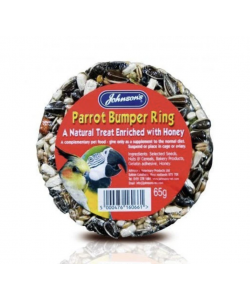 Johnsons Parrot Bumper Treat Seed Ring - 65g